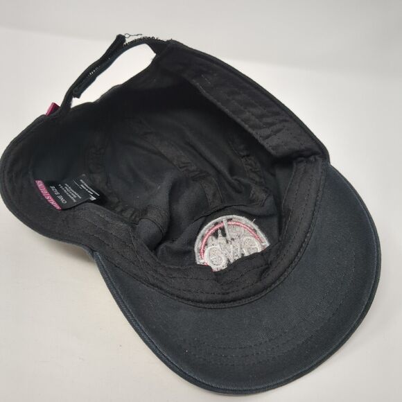 GWG Girls With Guns Cadet Army Cap Black One Size Adjustable Glitter Embroidered - Picture 6 of 9